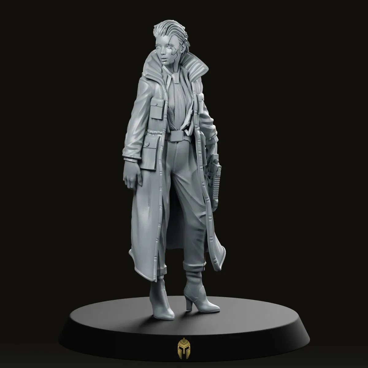 Agent Nadia 01 Cyberpunk Miniature