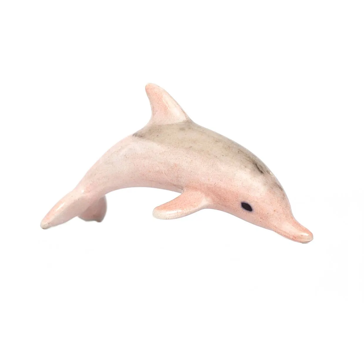 Amazon Pink River Dolphin Porcelain Miniature