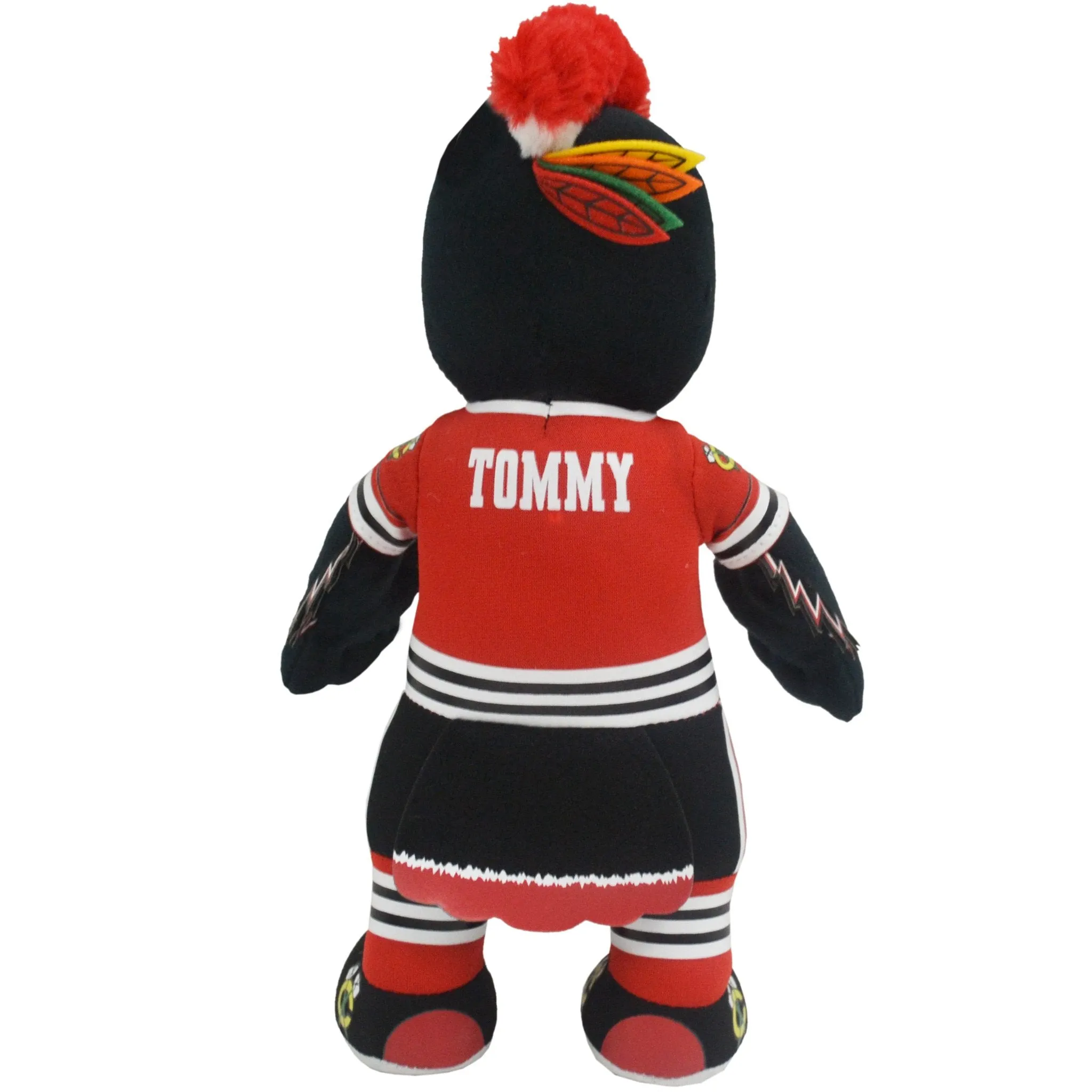 Chicago Blackhawks Tommyhawk Sleep Squad Blanket & 10" Bleacher Creature Bundle