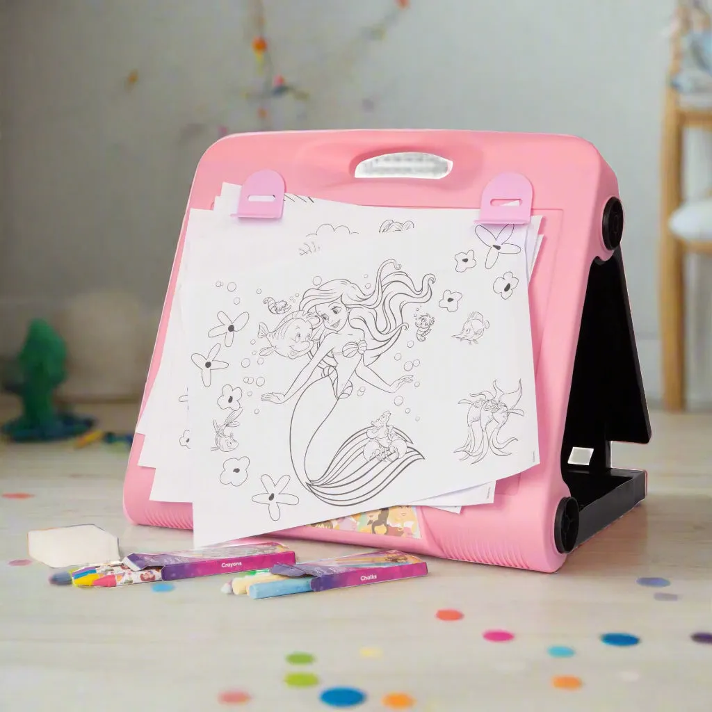 Disney Princess Art Easel  - Chalkboard, Crayons & Chalks included