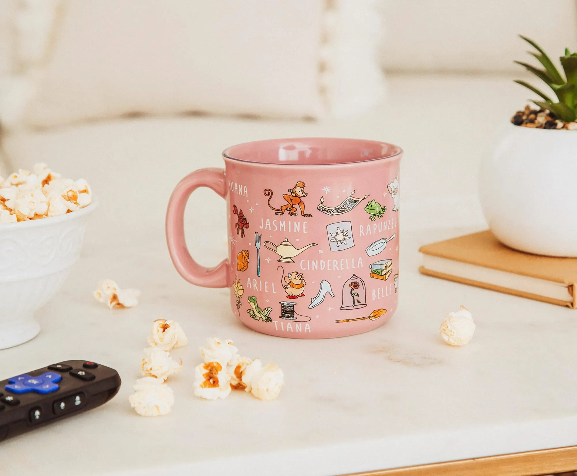 Disney Princess Icons Ceramic Camper Mug | Holds 20 Ounces