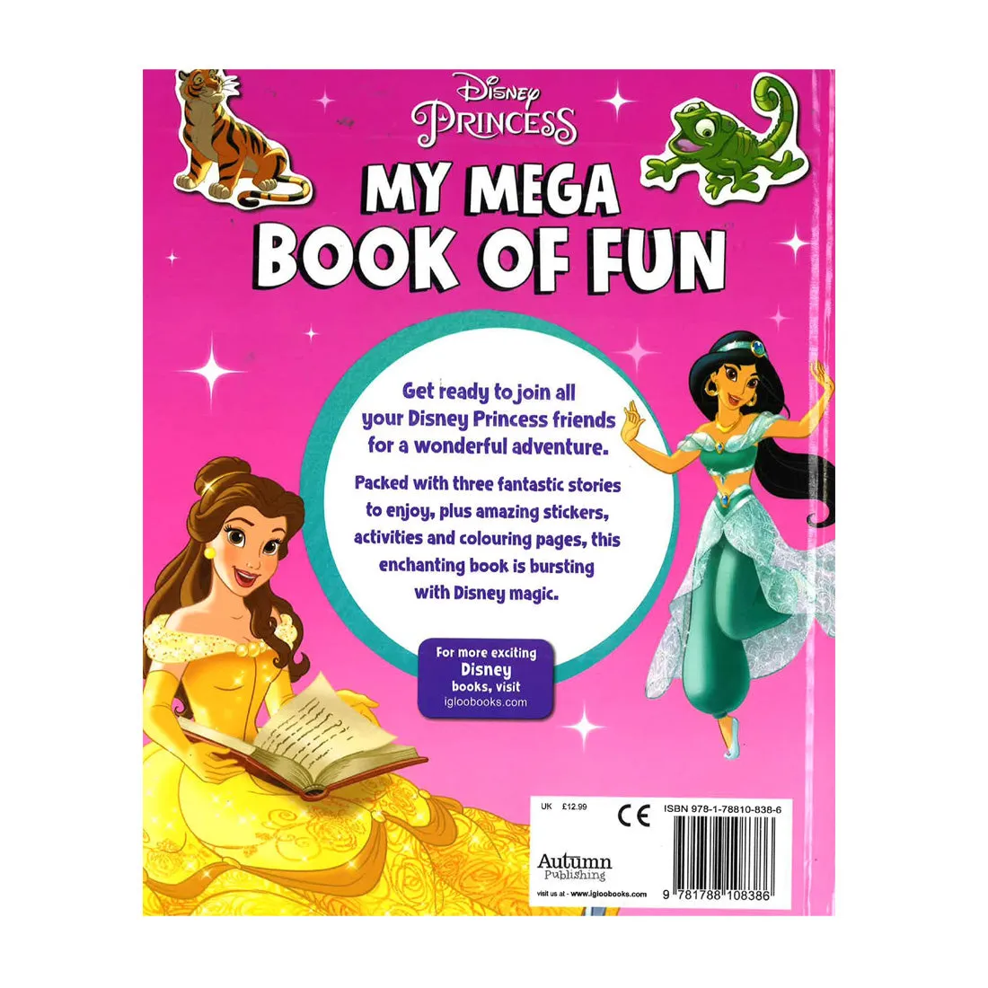 Disney Princess: My Mega Book Of Fun
