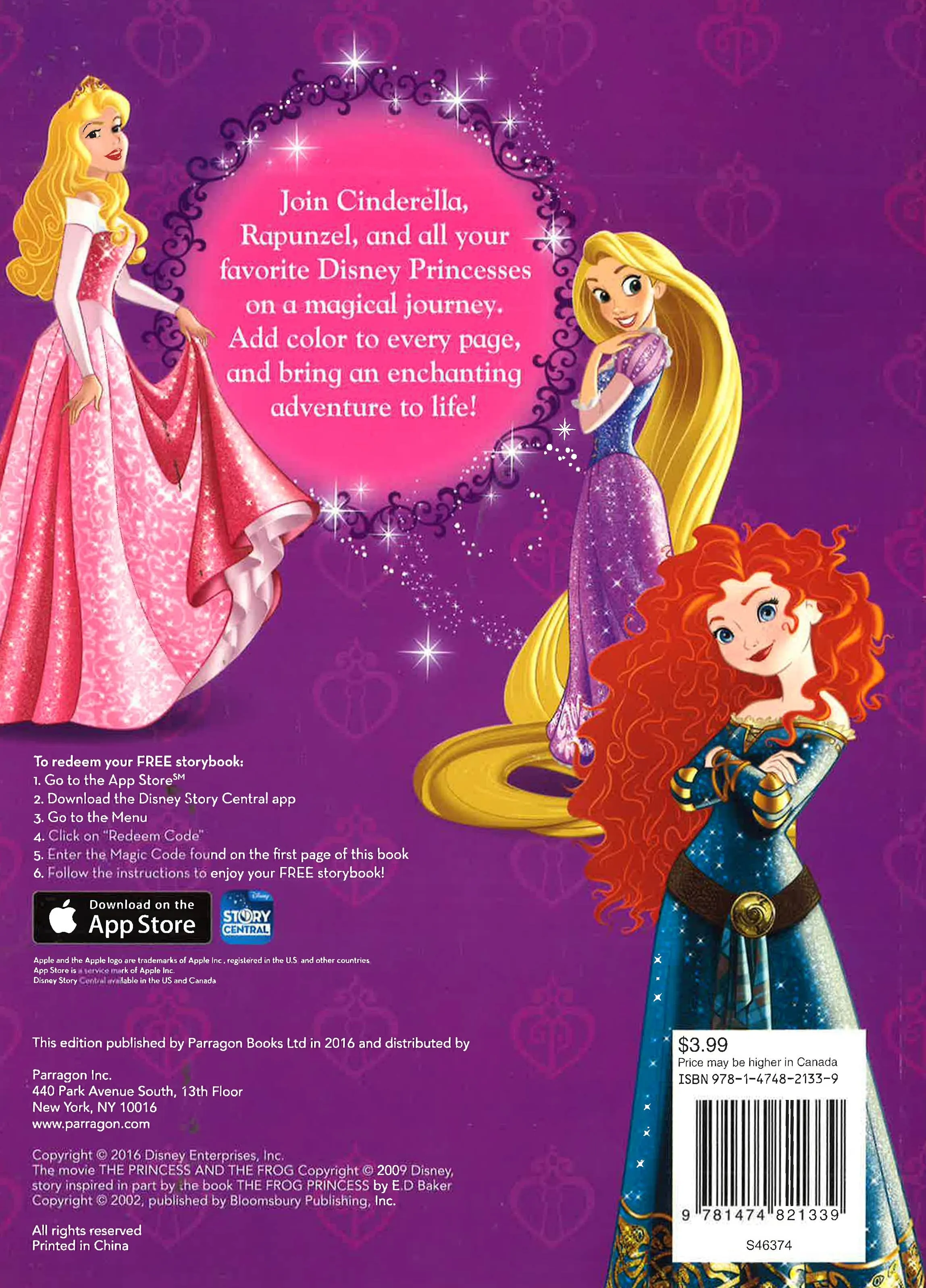 Disney Princess Perfect Princesses: A Sparkling Coloring Book