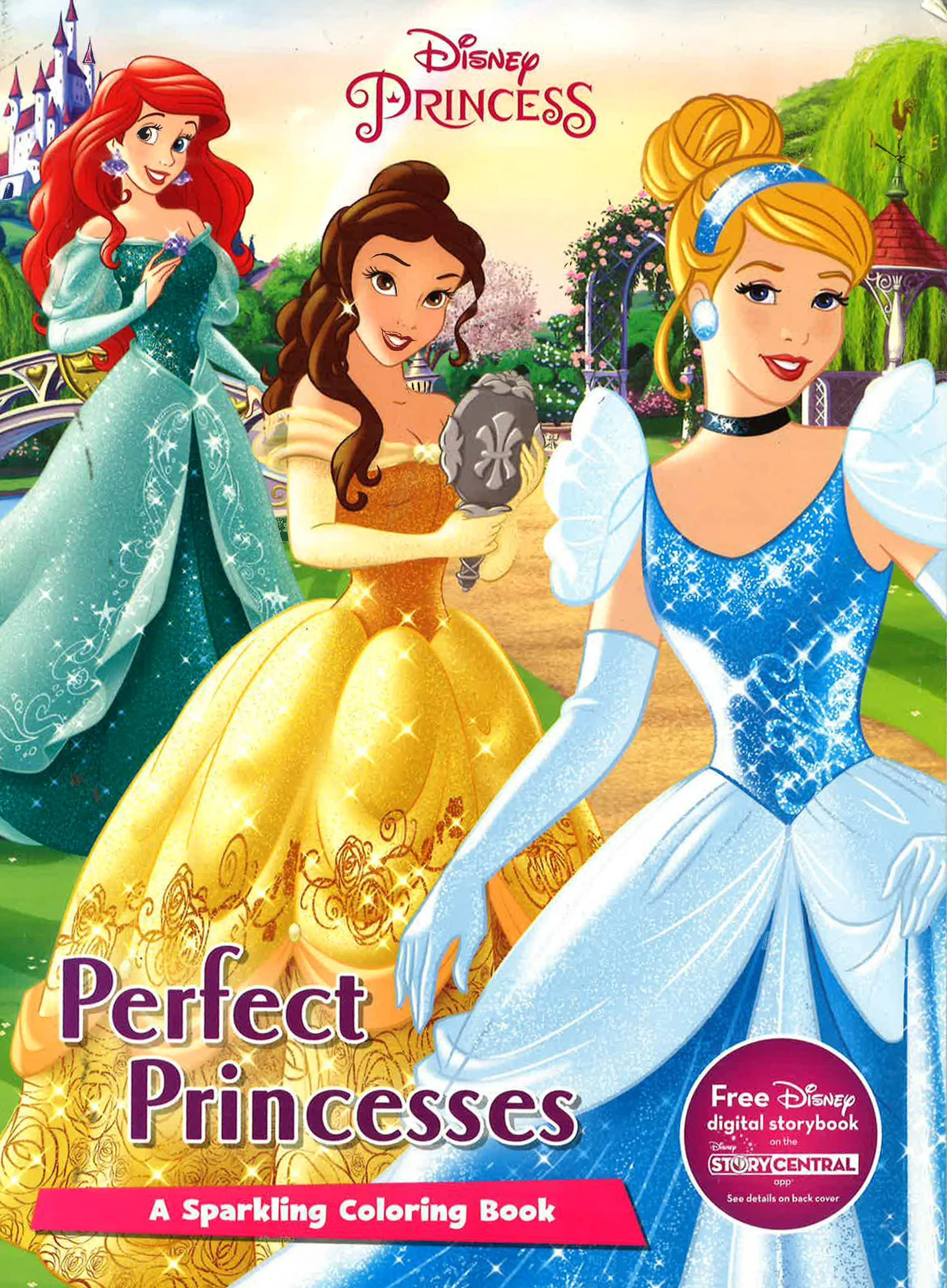 Disney Princess Perfect Princesses: A Sparkling Coloring Book