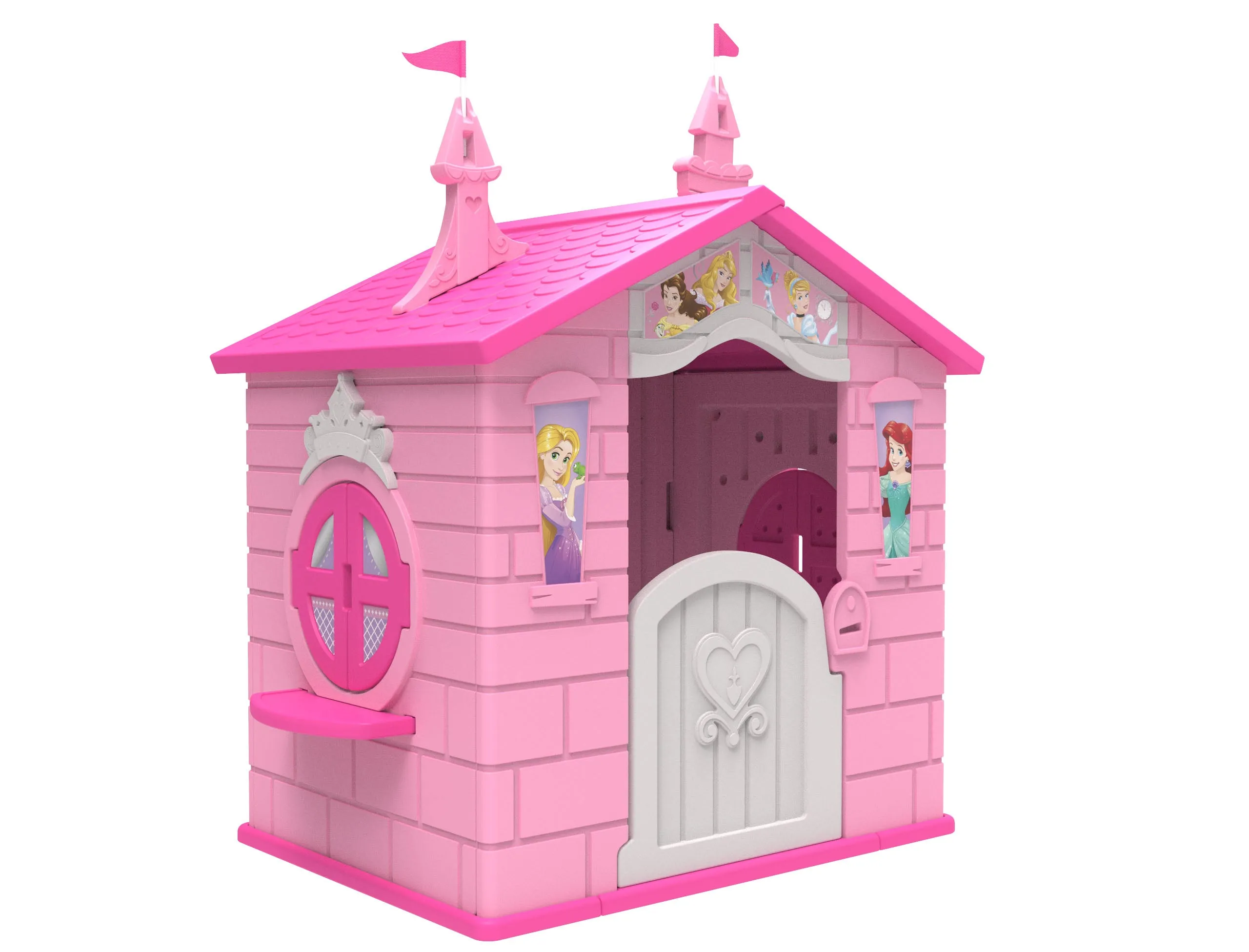 Disney Princess Plastic Indoor/Outdoor Playhouse with Easy Assembly by Delta Children