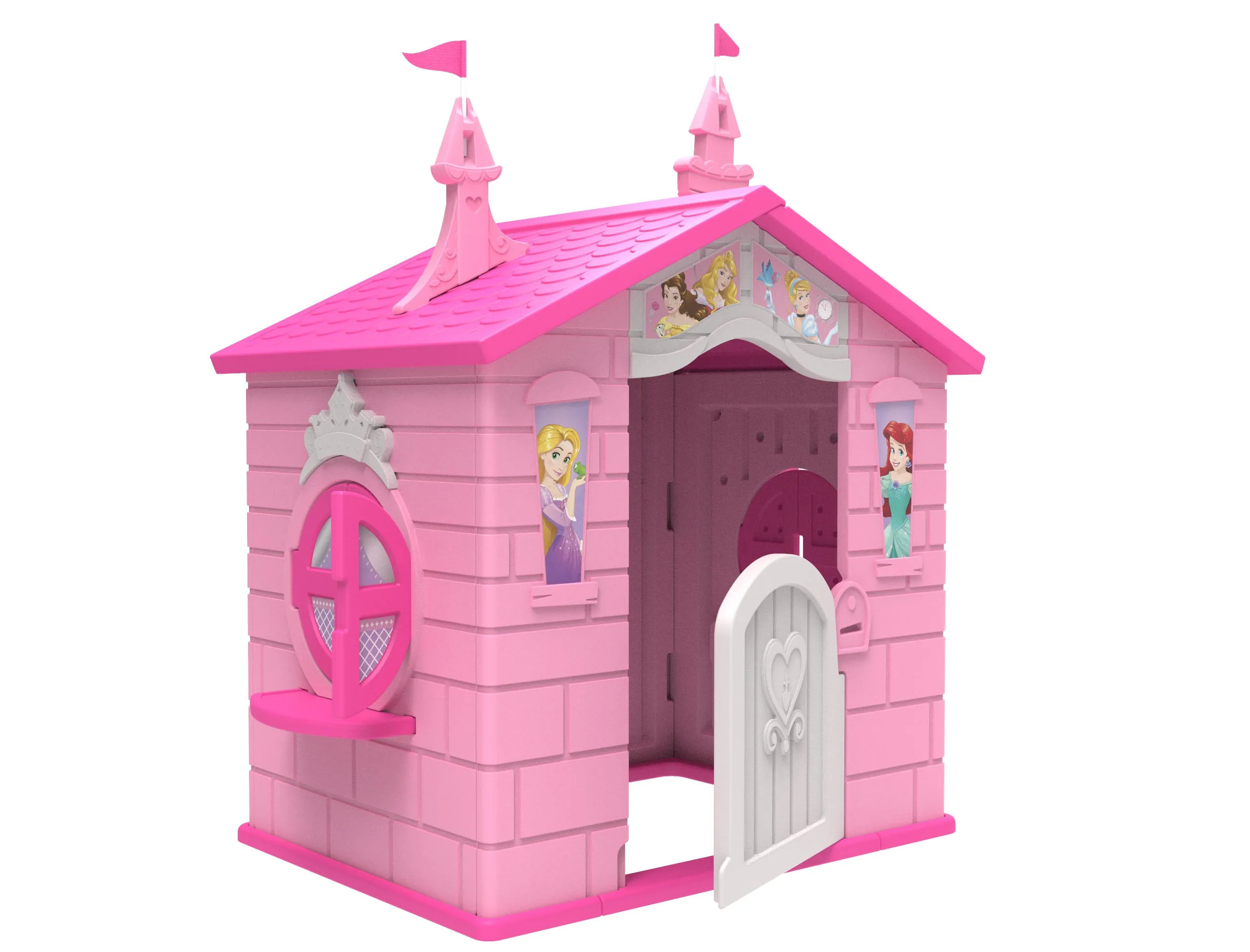 Disney Princess Plastic Indoor/Outdoor Playhouse with Easy Assembly by Delta Children
