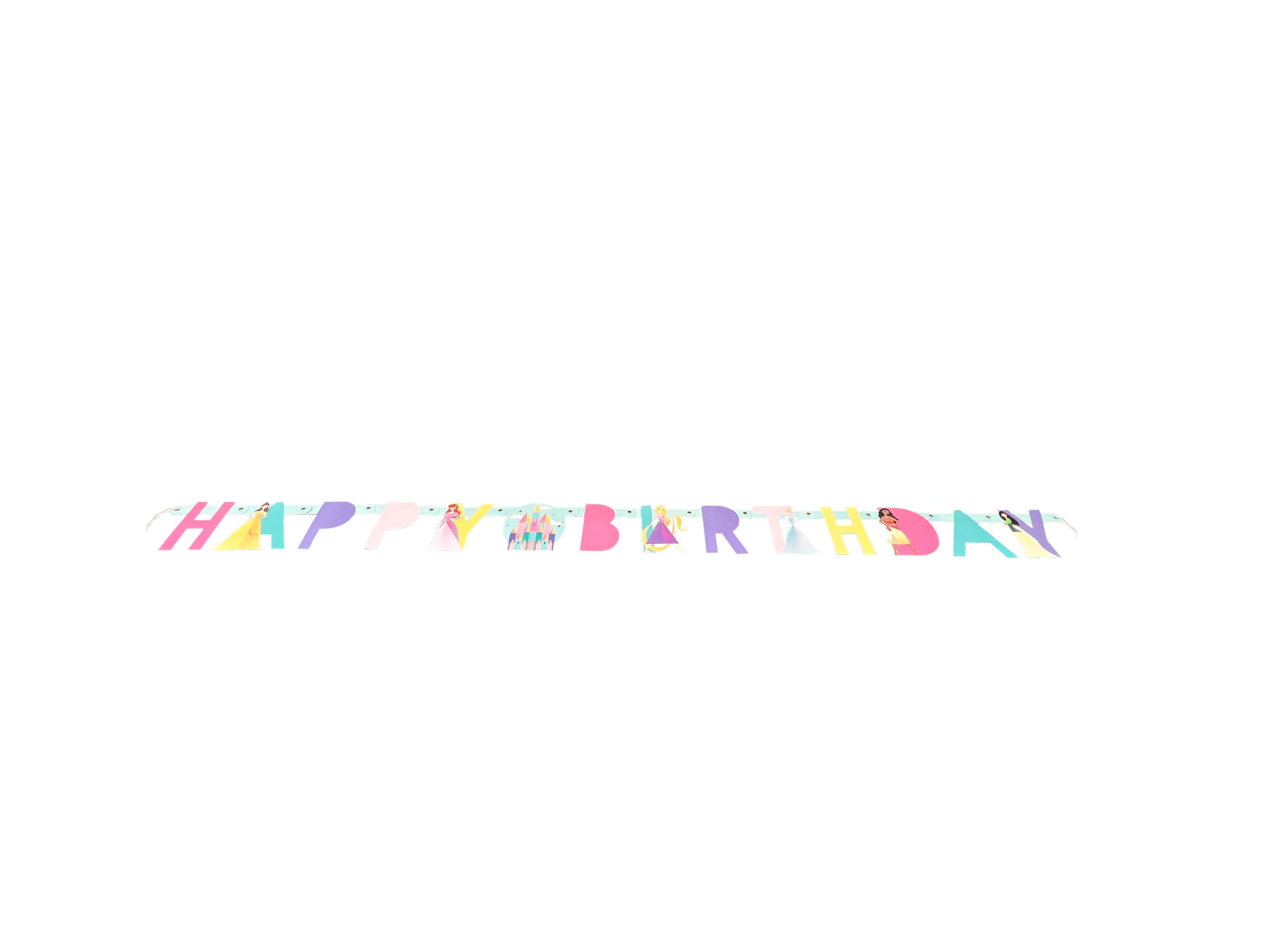 Disney Princess "Happy Birthday" Banner