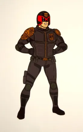 Dredd Super Giclee Print by Mike Mitchell