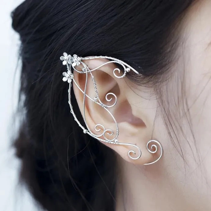 Elven Elf Ear Cuffs Fairy Ear Clip Jewellery