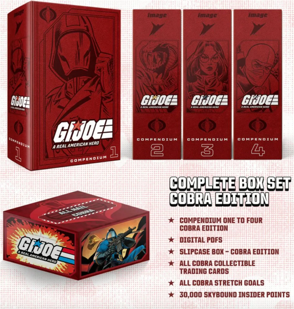 G.I. Joe: A Real American Hero Compendium Set HC — Cobra Commander Edition