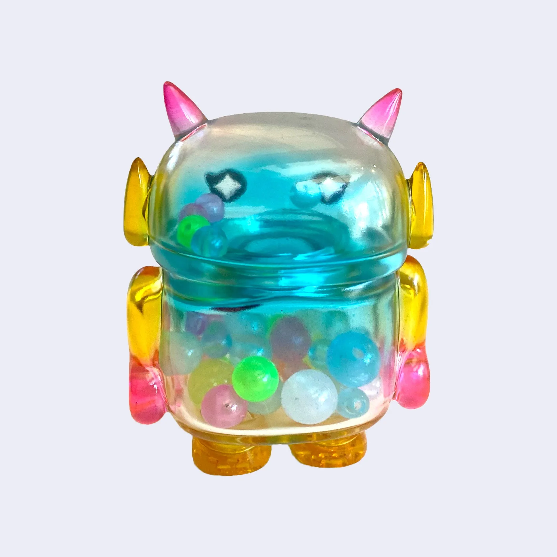 Giant Robot - Chibi Boss Robot Figure (Pastel colors w/ GID Beads)