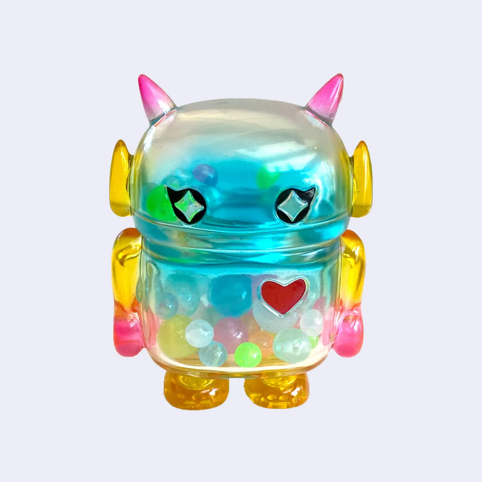 Giant Robot - Chibi Boss Robot Figure (Pastel colors w/ GID Beads)