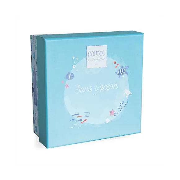 Histoire d'Ours Cute Fish with Blanket - Coral