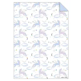 Iridescent Unicorn Gift Wrap Sheet