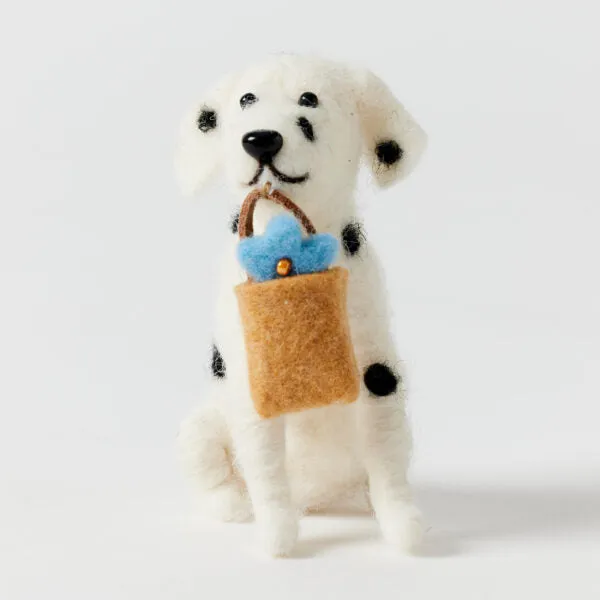 JIGGLE & GIGGLE - SPOTTY FELT DOG