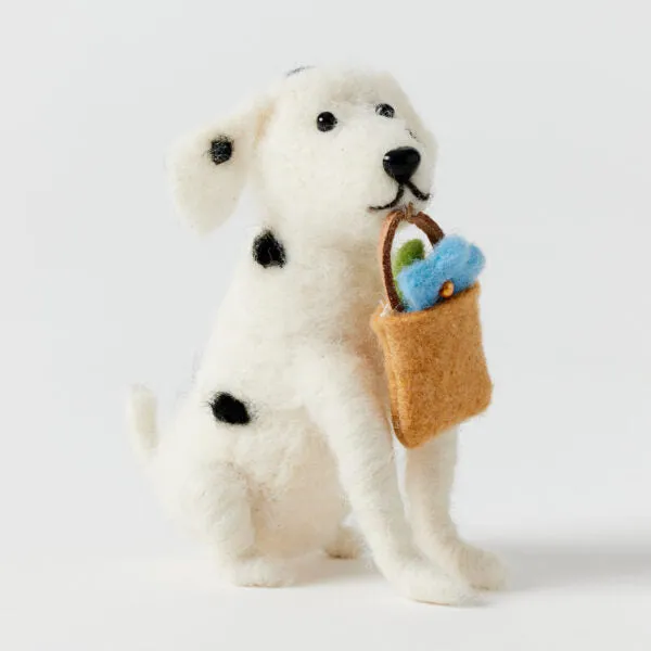 JIGGLE & GIGGLE - SPOTTY FELT DOG