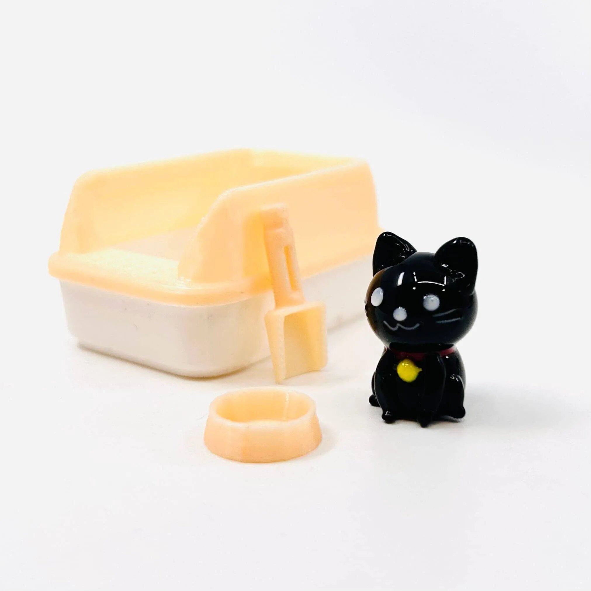 Miniature Cat Litter Box, Blush