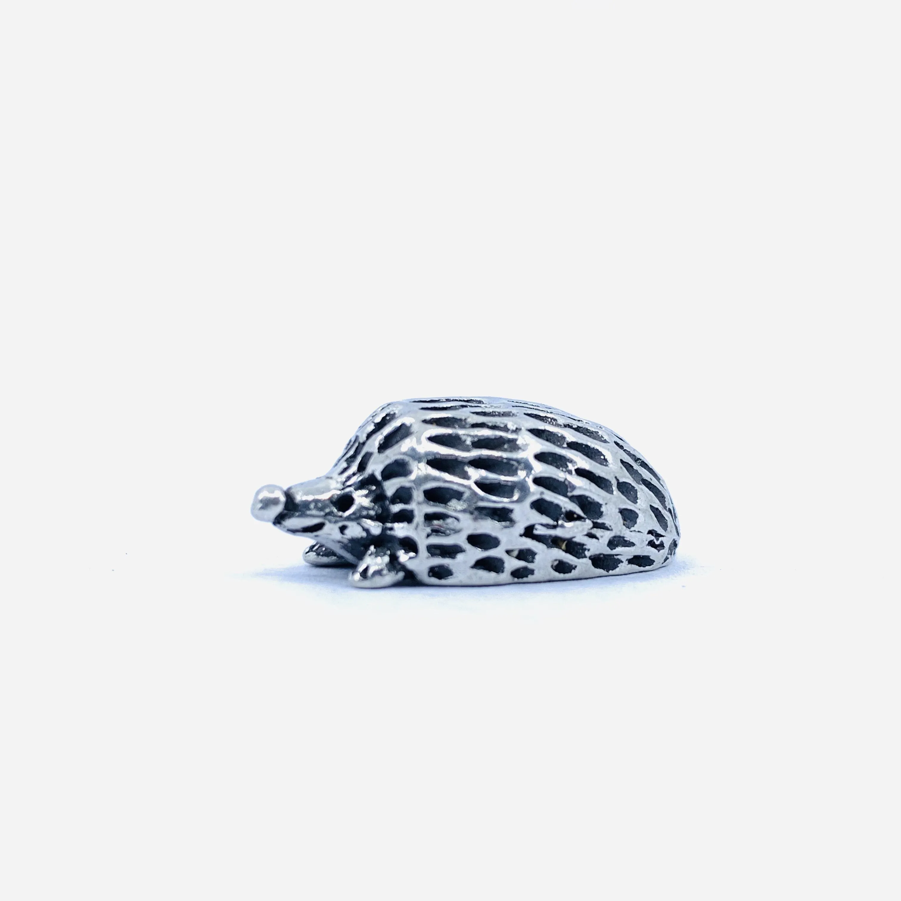 Miniature Pewter Figurine, Hedgehog