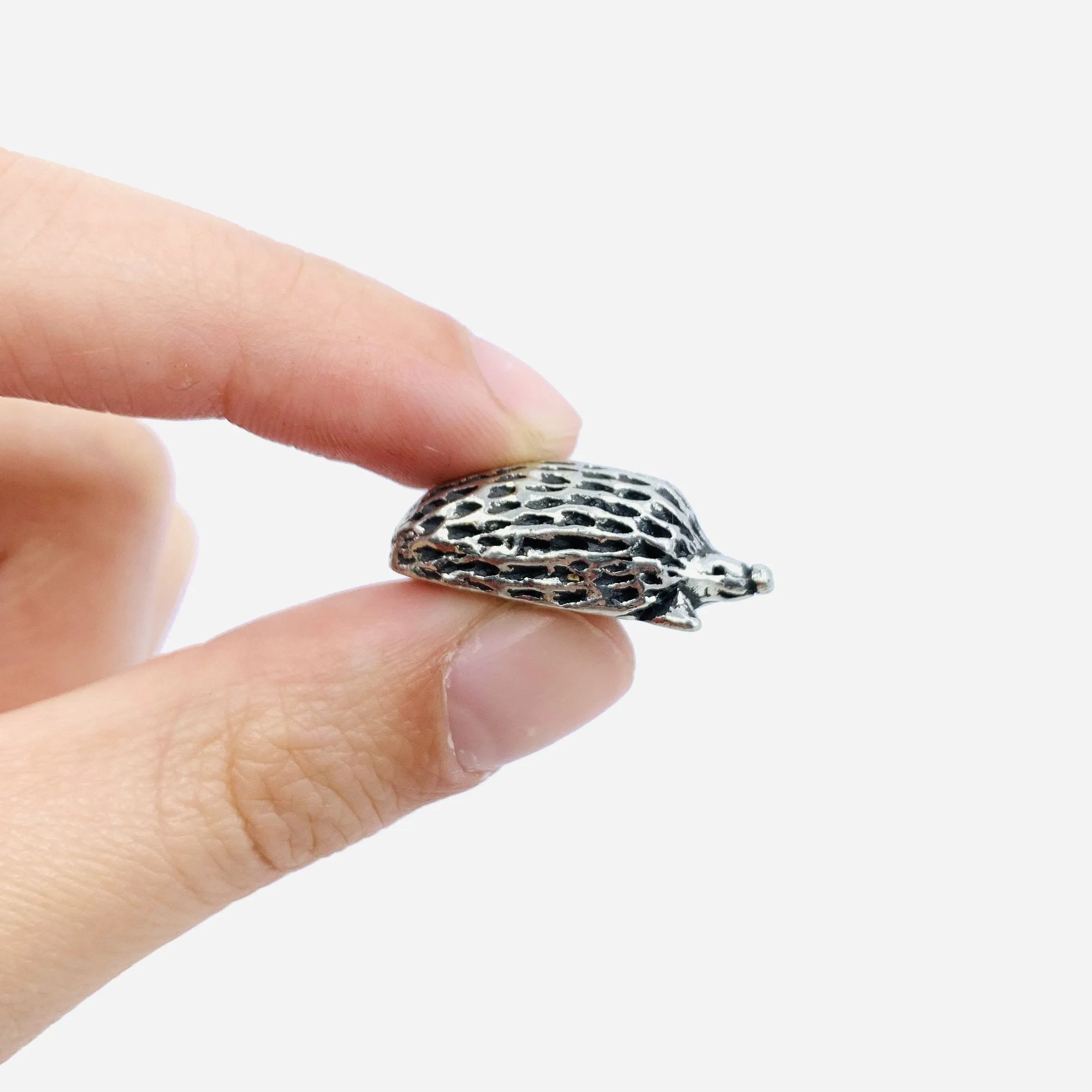 Miniature Pewter Figurine, Hedgehog