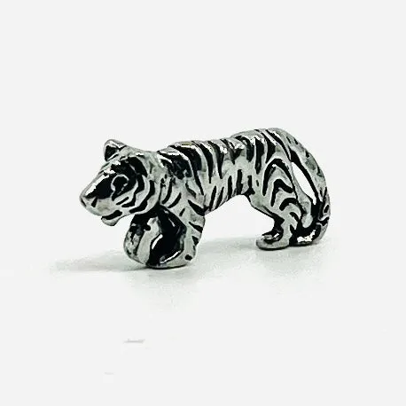 Miniature Pewter Figurine, Tiger