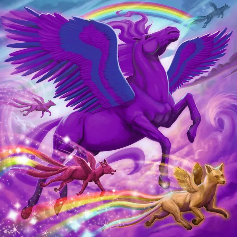 Mythical Majesty 3x49 pc Puzzle