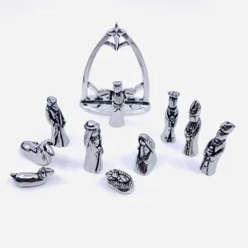 Pewter Nativity Set