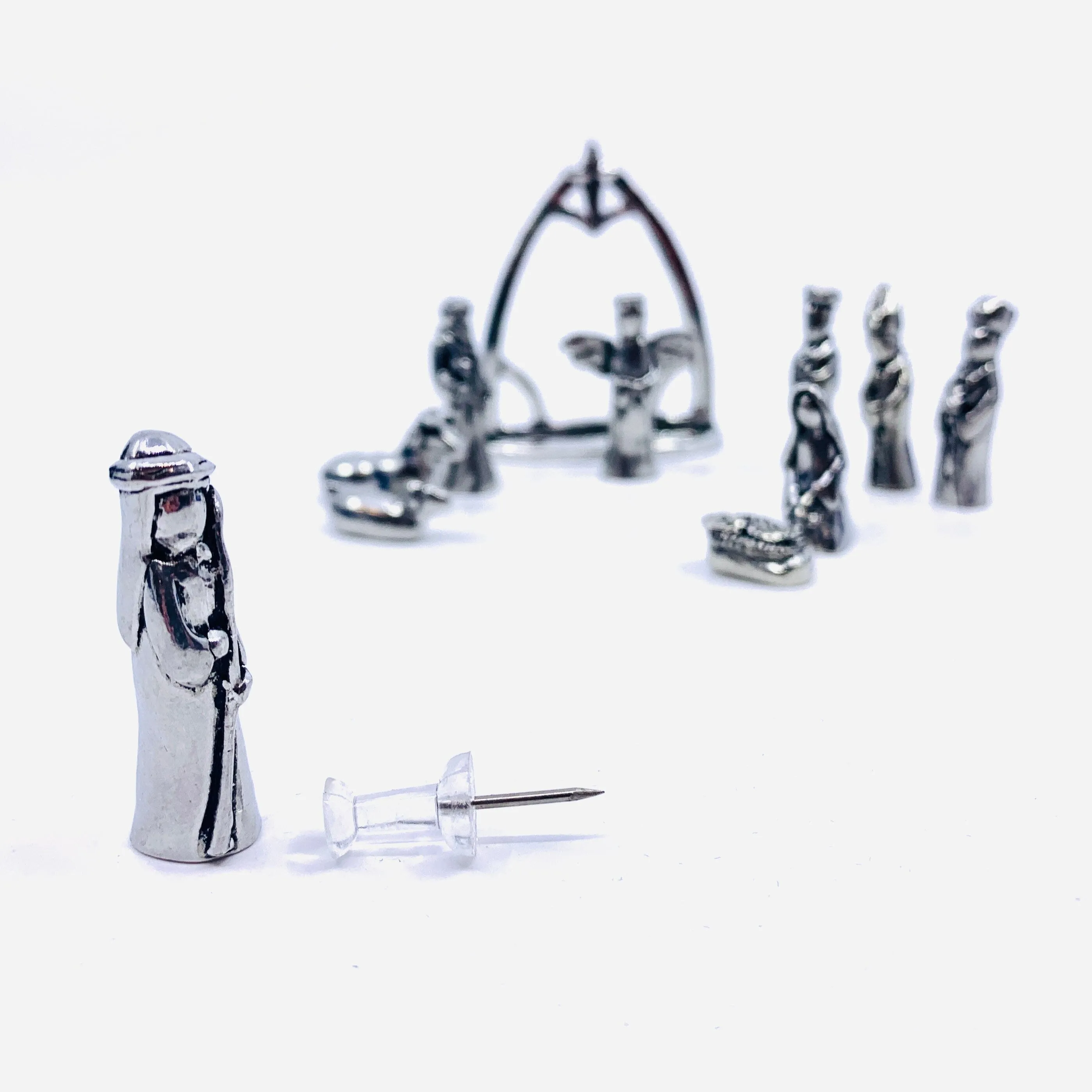Pewter Nativity Set