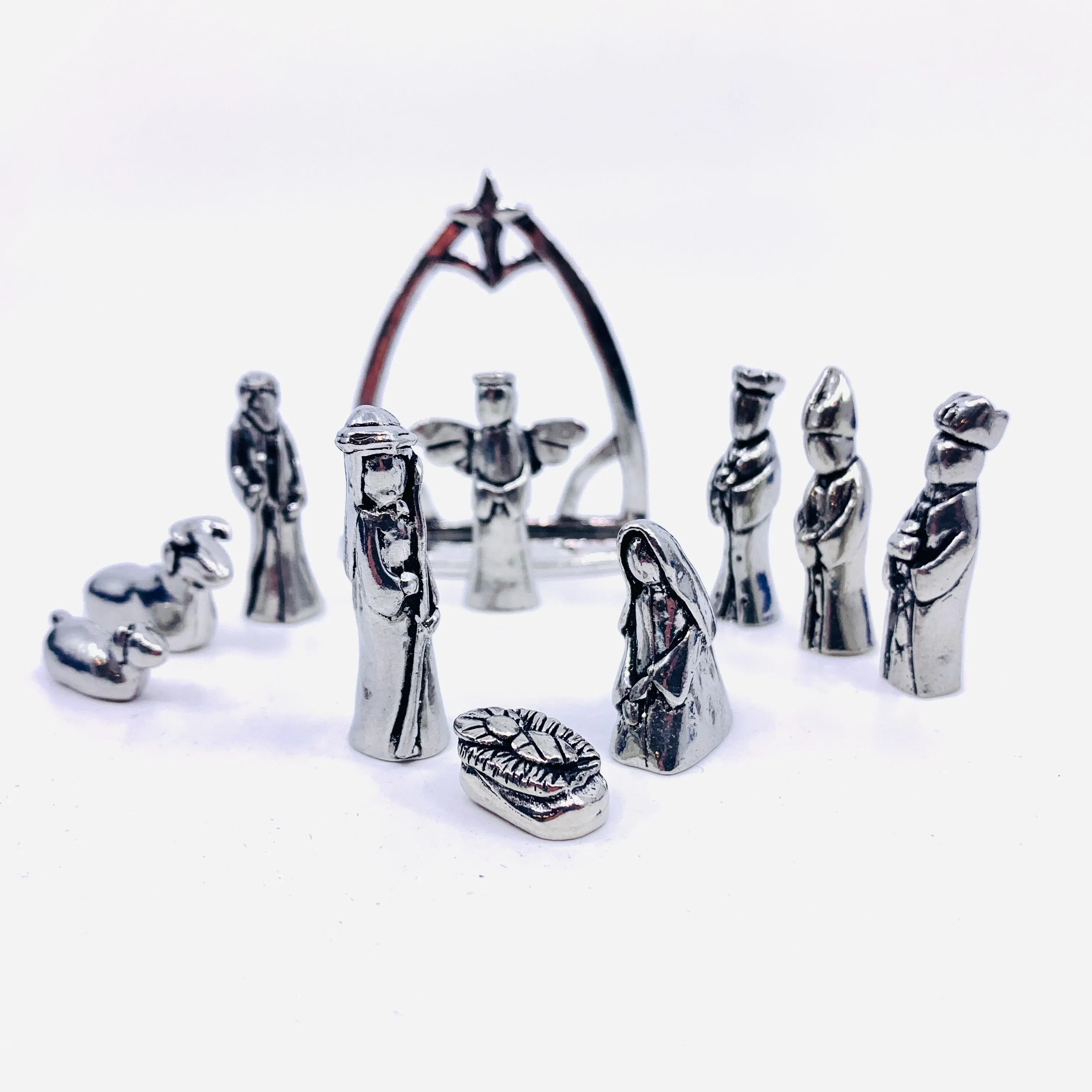 Pewter Nativity Set