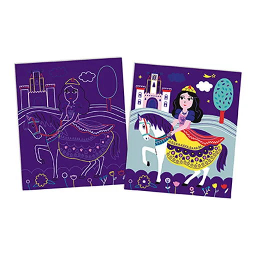 Scratch Art Princesses