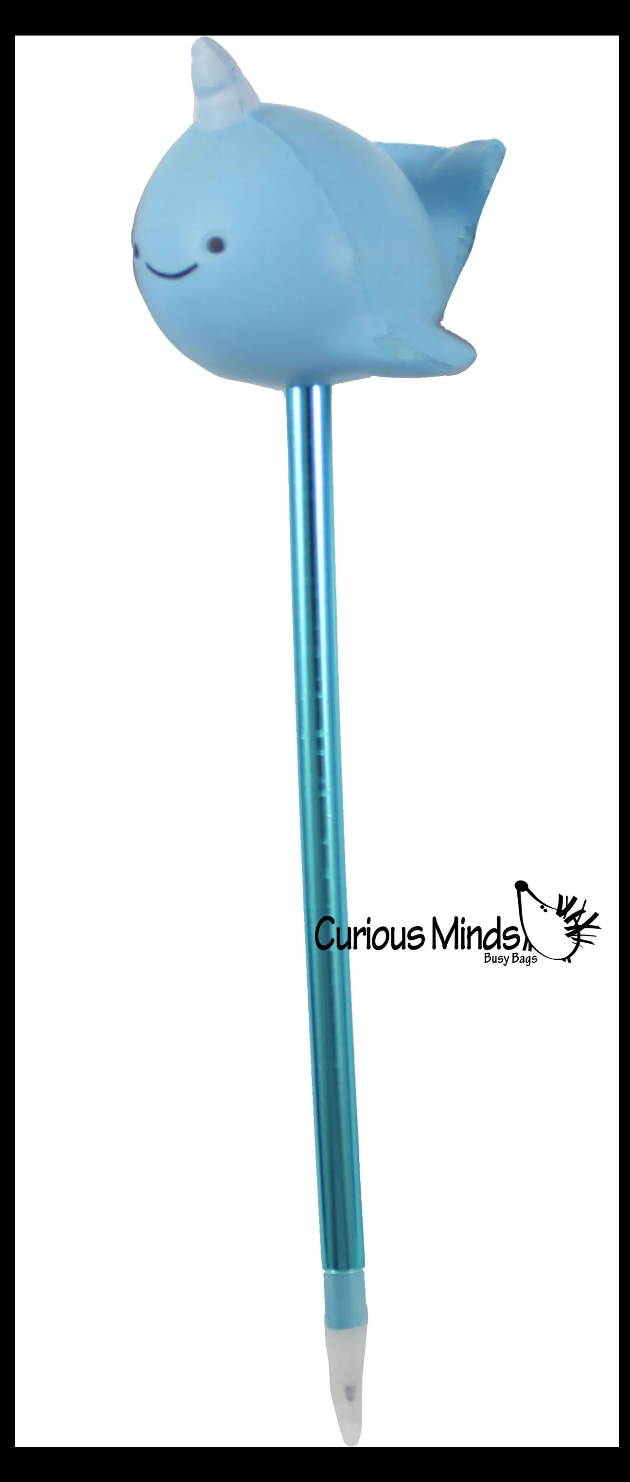 Slow Rise Horn Mystical Animals Unicorn/Panda/Narwhal/Rainbow Pen - Soft Scented Cute Pens - Office School