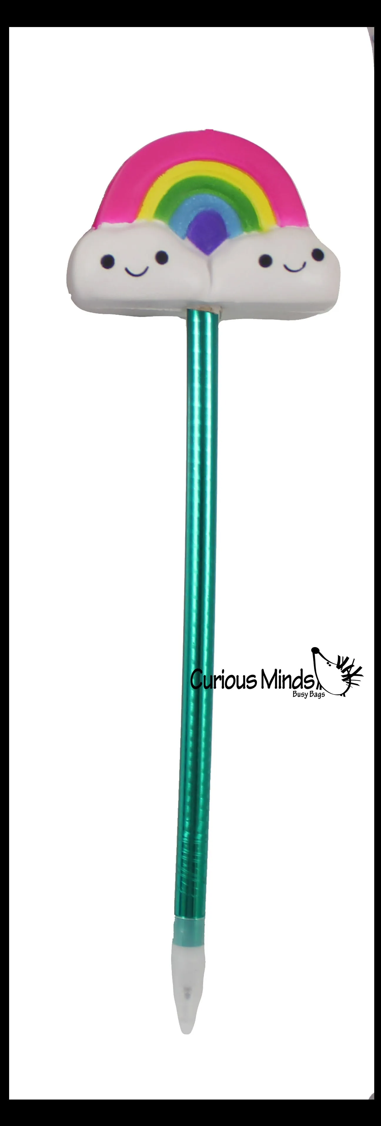 Slow Rise Horn Mystical Animals Unicorn/Panda/Narwhal/Rainbow Pen - Soft Scented Cute Pens - Office School