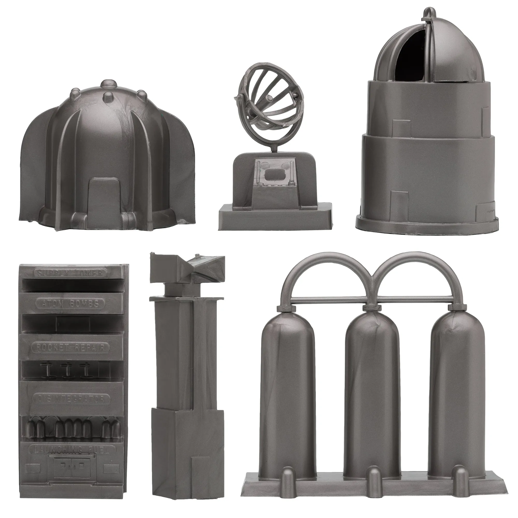 Tim Mee Galaxy Laser Team Bucket - 80pc Sci-Fi Space Plastic Figure Mars Playset