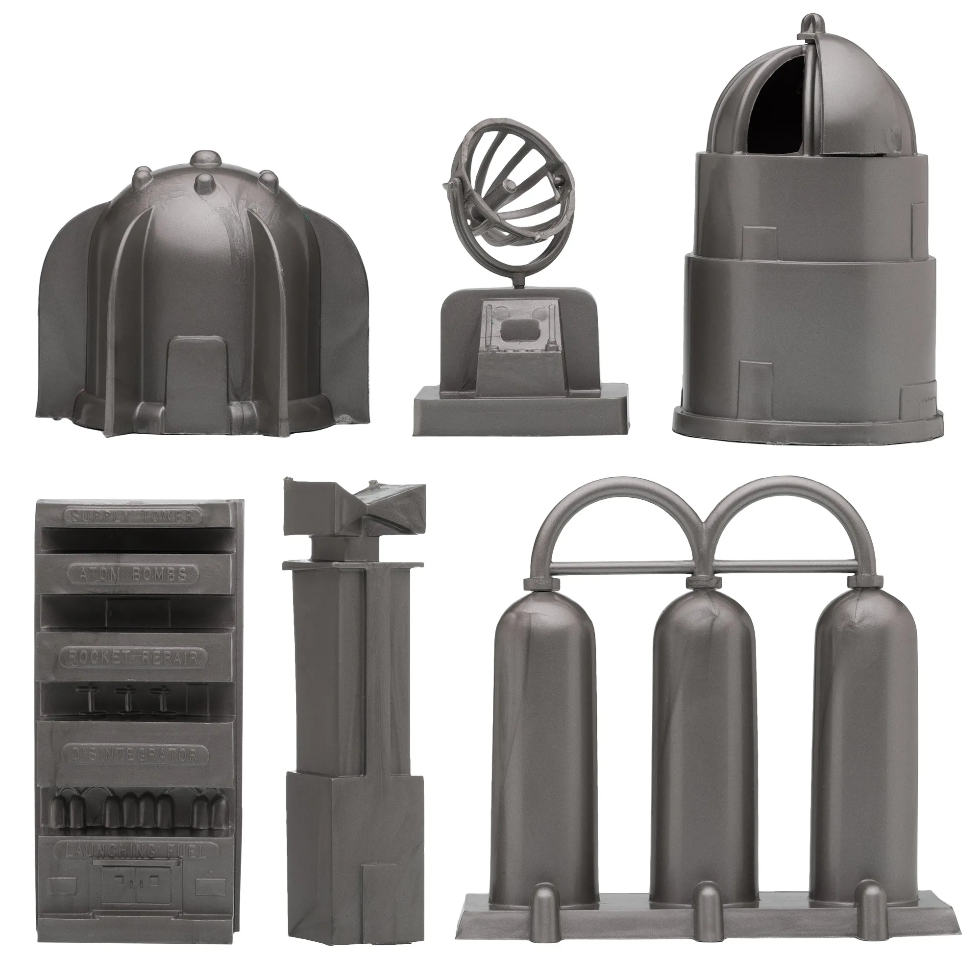 Tim Mee Galaxy Laser Team Bucket - 80pc Sci-Fi Space Plastic Figure Mars Playset