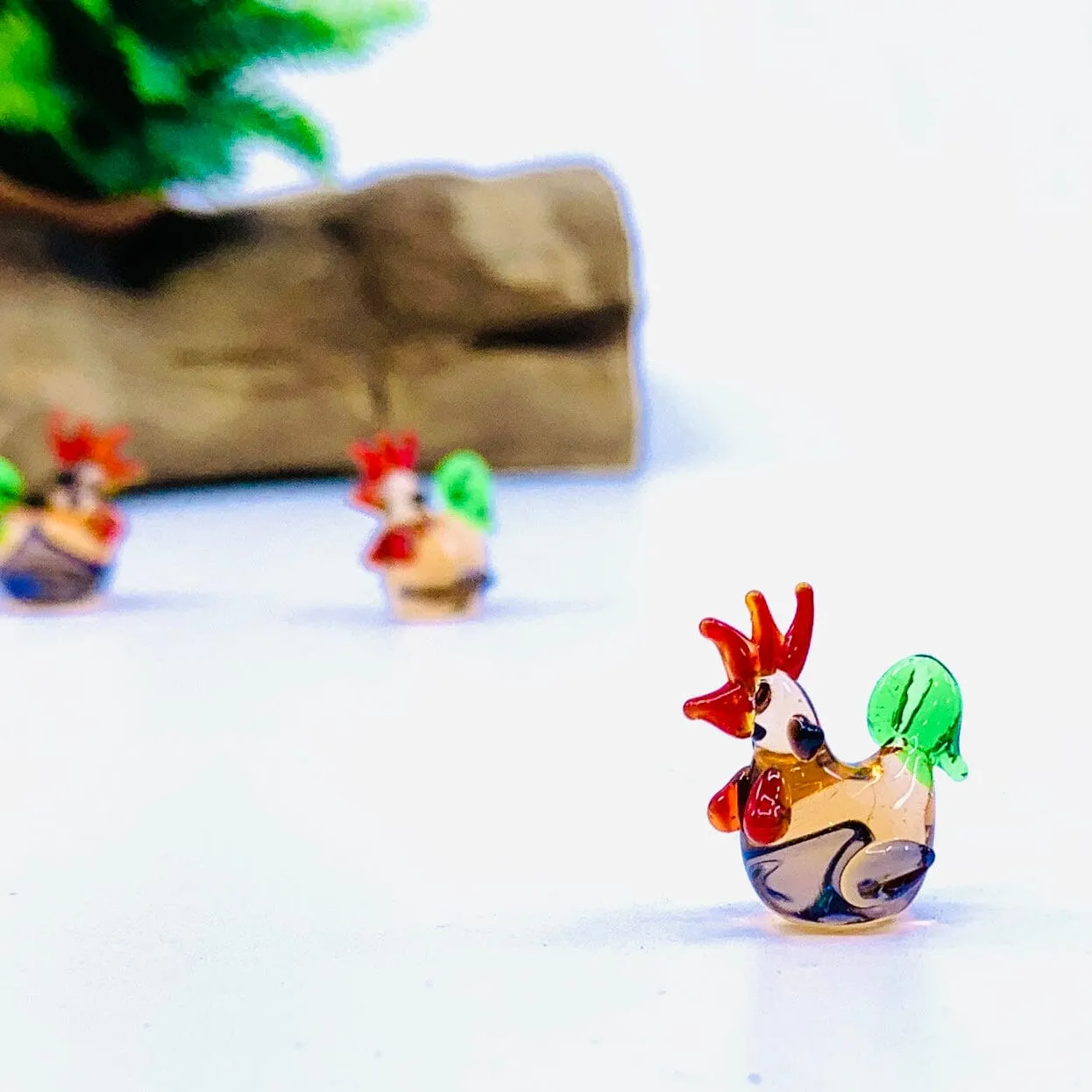Tiny Glass Chicken 193