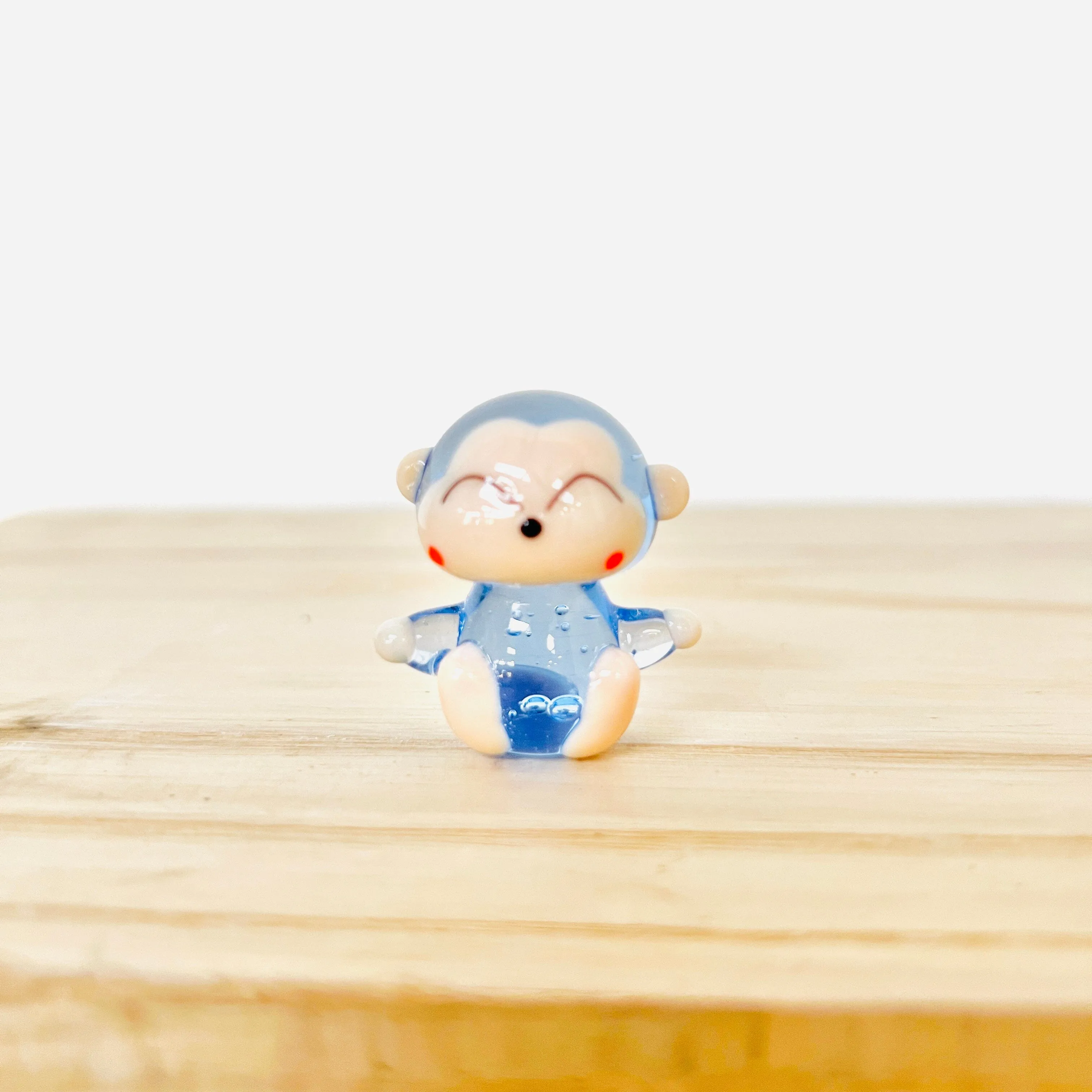 Tiny Glass Monkey, Blueberry 289