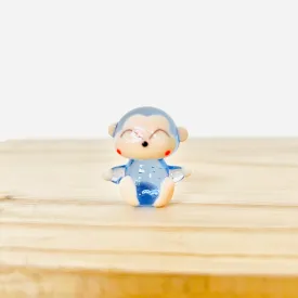 Tiny Glass Monkey, Blueberry 289