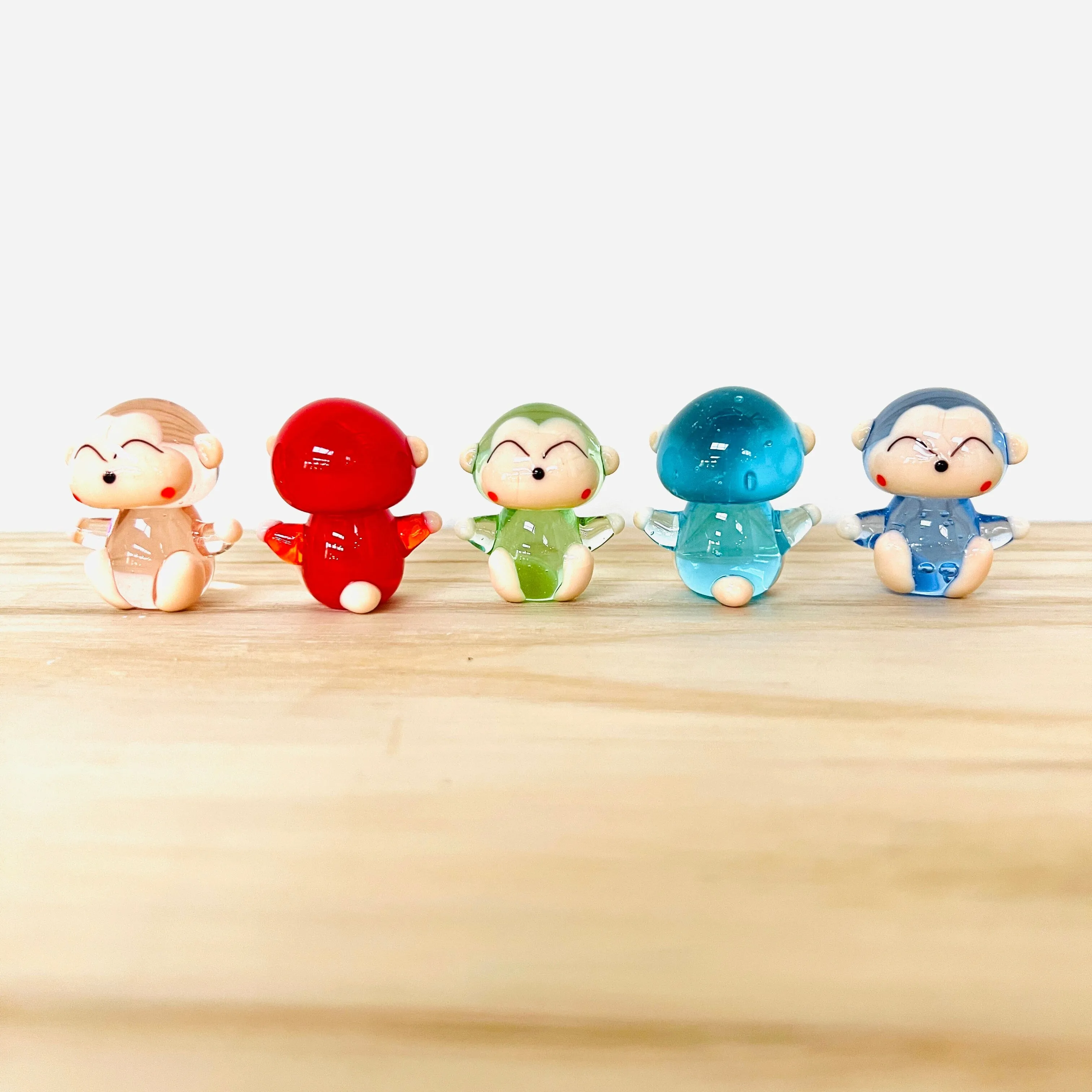 Tiny Glass Monkey, Blueberry 289