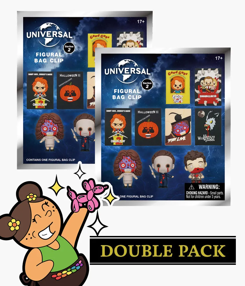 Universal Vault Horror - Series 2 - 3D Foam Bag Clip