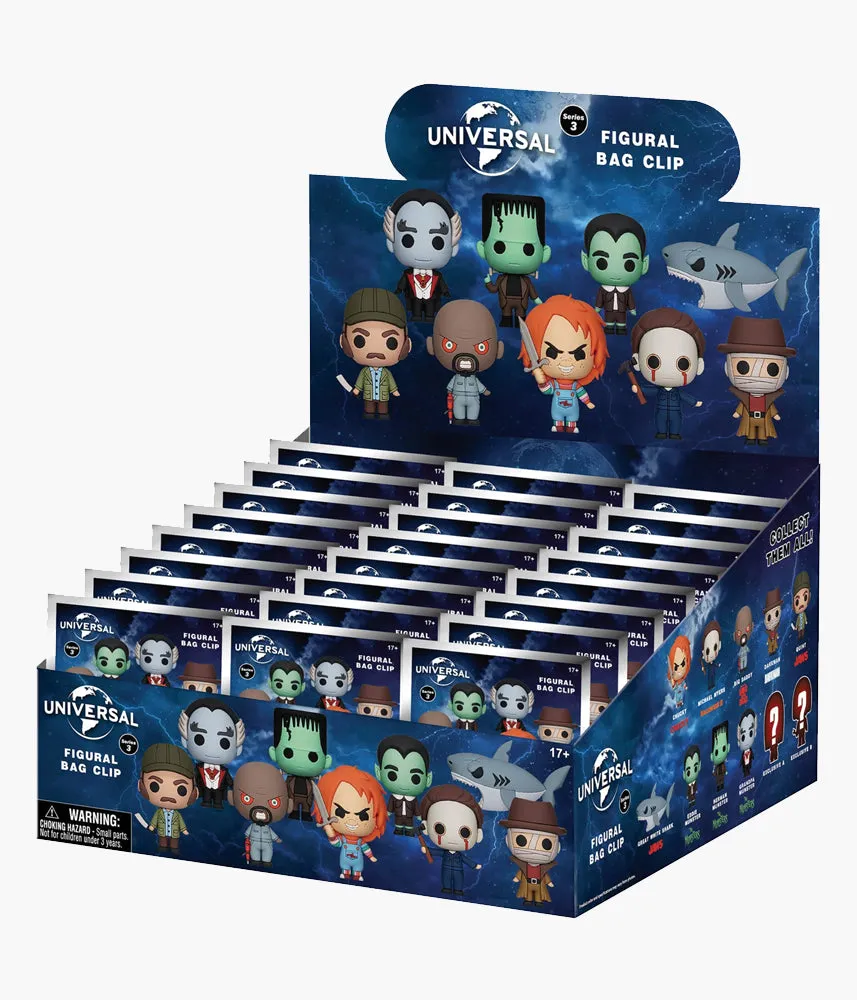 Universal Vault Horror - Series 3 - 3D Foam Bag Clip